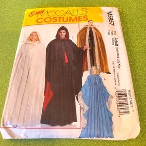 McCall's Costumes. Easy. M5957. UNISEX. Uncut.